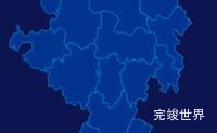 echarts重庆市潼南区地图指定区域高亮代码演示