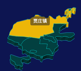 threejs石家庄市井陉矿区地图3d地图鼠标移入显示标签并高亮代码演示