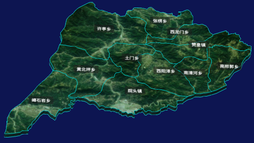 threejs石家庄市赞皇县地图3d地图自定义贴图效果实例