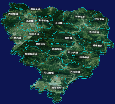 threejs唐山市玉田县地图3d地图自定义贴图实例