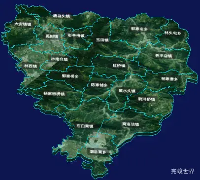 threejs唐山市玉田县地图3d地图自定义贴图实例