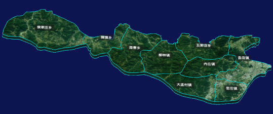 threejs邢台市内丘县地图3d地图自定义贴图实例