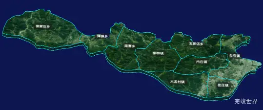 threejs邢台市内丘县地图3d地图自定义贴图实例