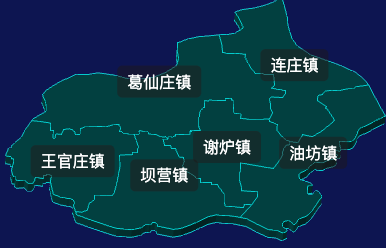 threejs邢台市清河县地图3d地图css2d标签代码演示