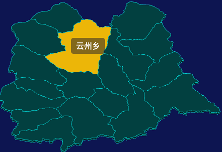 threejs张家口市赤城县地图3d地图鼠标移入显示标签并高亮