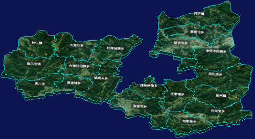threejs沧州市沧县地图3d地图自定义贴图加CSS3D标签