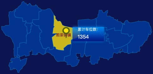echarts廊坊市霸州市地图点击地图插小旗