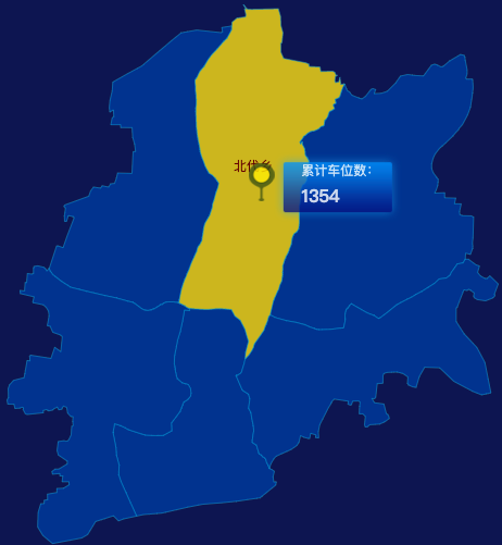 echarts衡水市武强县地图点击地图插小旗