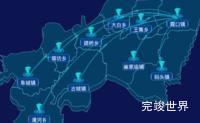 echarts衡水市阜城县地图label样式自定义代码演示