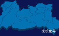 echarts三门峡市陕州区地图3d地图自定义图标实例