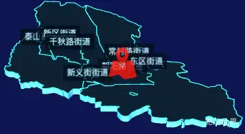 echarts三门峡市义马市地图3d地图