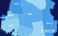 echarts漯河市召陵区地图 tooltip轮播实例