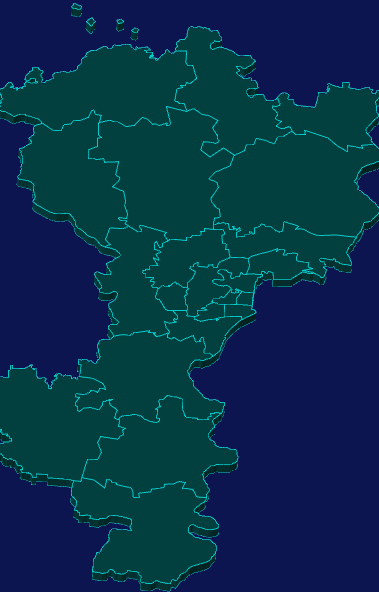 threejs南阳市卧龙区geoJson地图3d地图