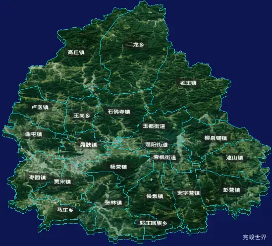 threejs南阳市镇平县geoJson地图3d地图自定义贴图加CSS3D标签