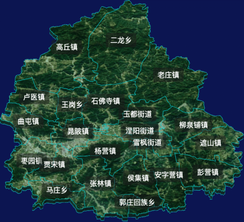 threejs南阳市镇平县geoJson地图3d地图自定义贴图加CSS2D标签