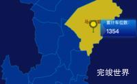 echarts南阳市内乡县geoJson地图点击地图插小旗效果