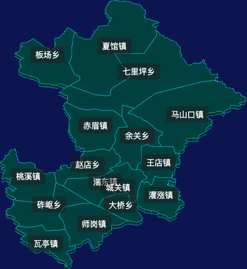 threejs南阳市内乡县geoJson地图3d地图css2d标签