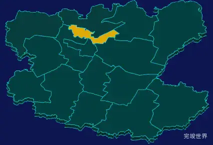 threejs南阳市社旗县geoJson地图3d地图指定区域闪烁