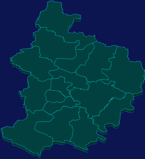threejs南阳市新野县geoJson地图3d地图