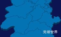 echarts信阳市浉河区geoJson地图3d地图实例旋转动画效果