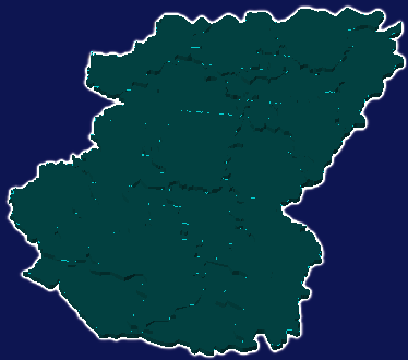threejs信阳市罗山县geoJson地图3d地图添加描边效果