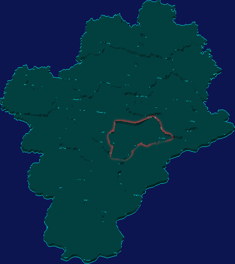 threejs信阳市商城县geoJson地图3d地图指定区域闪烁