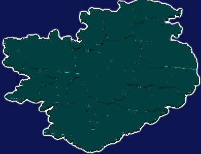 threejs信阳市息县geoJson地图3d地图添加描边效果