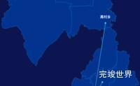 echarts焦作市修武县geoJson地图自定义引导线实例