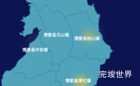 echarts焦作市博爱县geoJson地图热力图代码演示