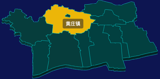 threejs焦作市温县geoJson地图3d地图鼠标移入显示标签并高亮