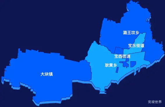 echarts新乡市凤泉区geoJson地图 visualMap控制地图颜色