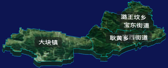 threejs新乡市凤泉区geoJson地图3d地图自定义贴图加CSS3D标签