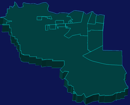 threejs新乡市卫滨区geoJson地图3d地图