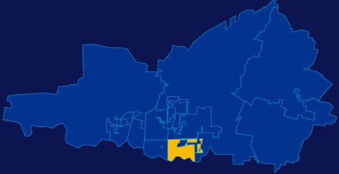 echarts新乡市牧野区geoJson地图区域闪烁