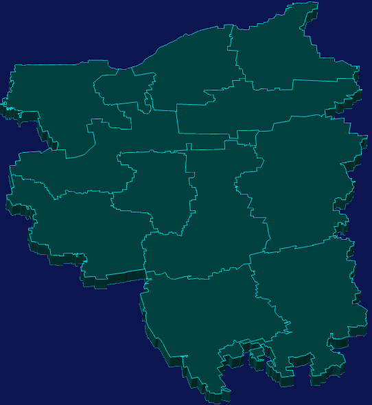 threejs新乡市获嘉县geoJson地图3d地图