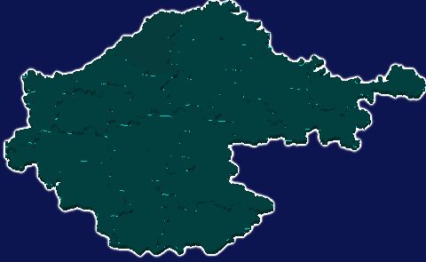 threejs驻马店市正阳县geoJson地图3d地图添加描边效果