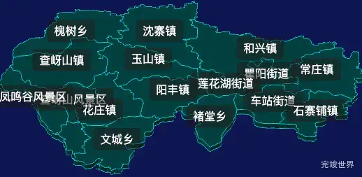 threejs驻马店市遂平县geoJson地图3d地图css2d标签