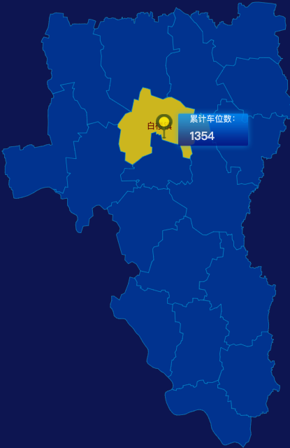 echarts周口市淮阳区geoJson地图点击地图插小旗