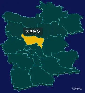 threejs周口市扶沟县geoJson地图3d地图鼠标移入显示标签并高亮