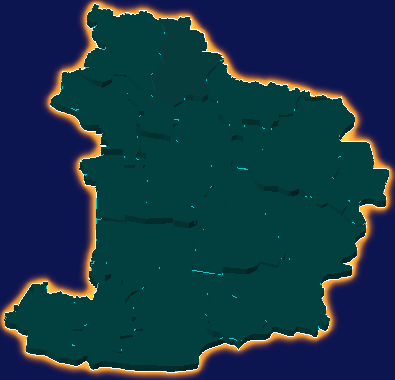 threejs周口市沈丘县geoJson地图3d地图添加金色效果