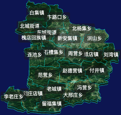 threejs周口市沈丘县geoJson地图3d地图自定义贴图加CSS2D标签