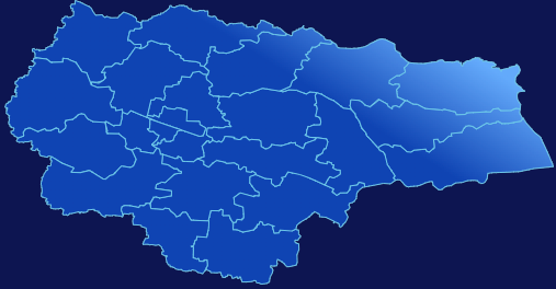 echarts周口市郸城县geoJson地图全局颜色渐变