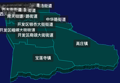 threejs安阳市文峰区geoJson地图3d地图自定义贴图加CSS2D标签