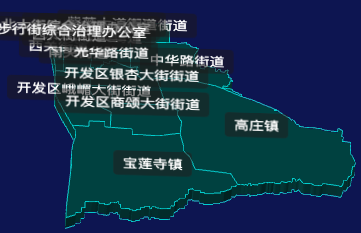 threejs安阳市文峰区geoJson地图3d地图CSS3D标签
