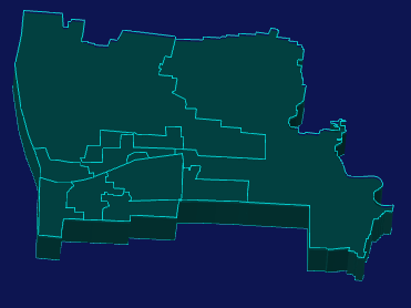 threejs安阳市北关区geoJson地图3d地图