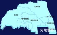 echarts安阳市殷都区geoJson地图3d地图演示实例