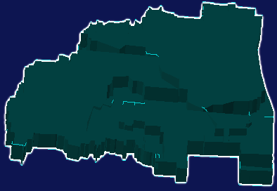 threejs安阳市殷都区geoJson地图3d地图添加描边效果