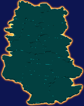 threejs安阳市林州市geoJson地图3d地图添加金色效果