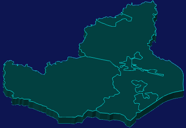 threejs鹤壁市鹤山区geoJson地图3d地图