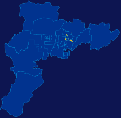 echarts濮阳市华龙区geoJson地图指定区域高亮